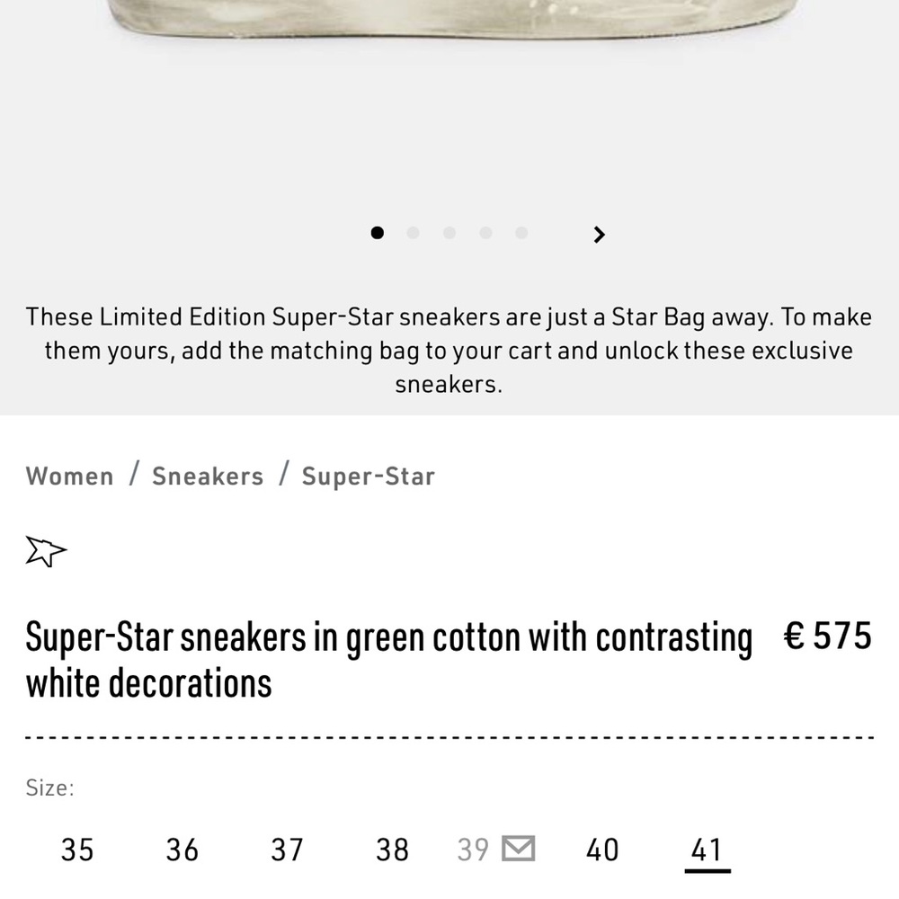 Golden Goose Khaki Sneakers with White Star - Picture 4 of 16